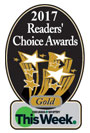 2017 Readers Choice Gold award for best Oshawa Whitby Dentists.