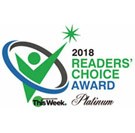 2018 Readers Choice Platinum award for best Oshawa Whitby Dentists.